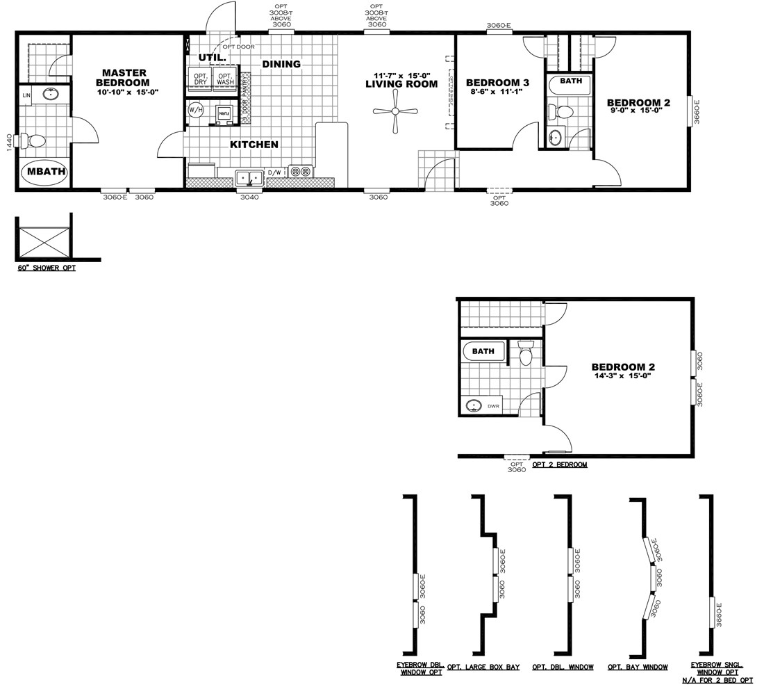 The MAXIMIZER 16663Z Floor Plan