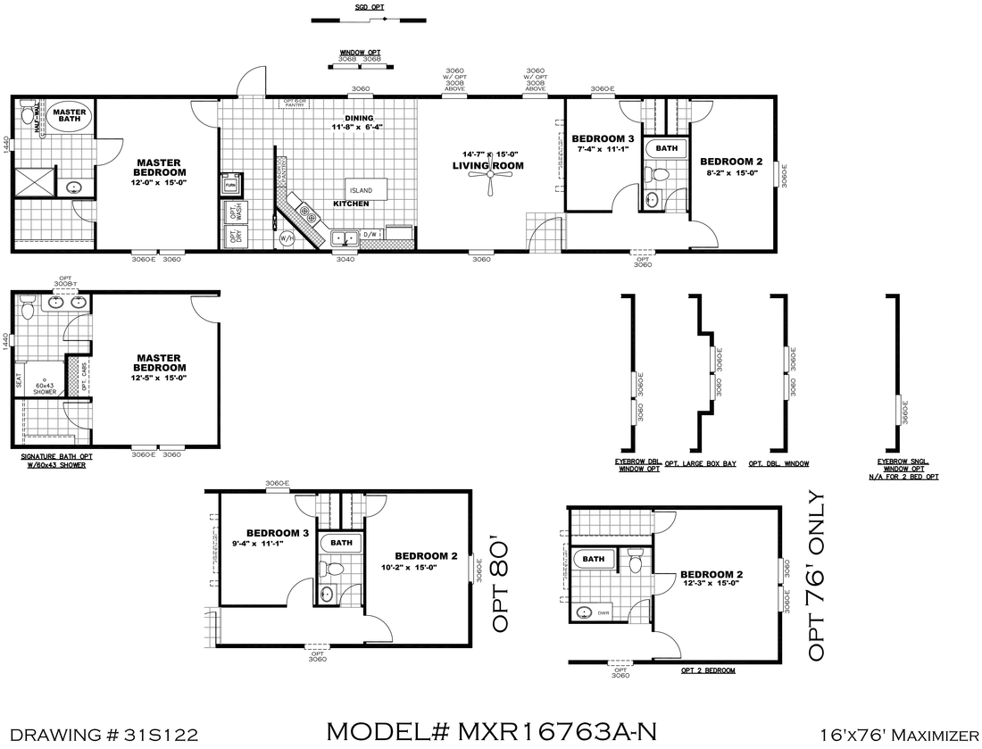 The MAXIMIZER 16763A Floor Plan