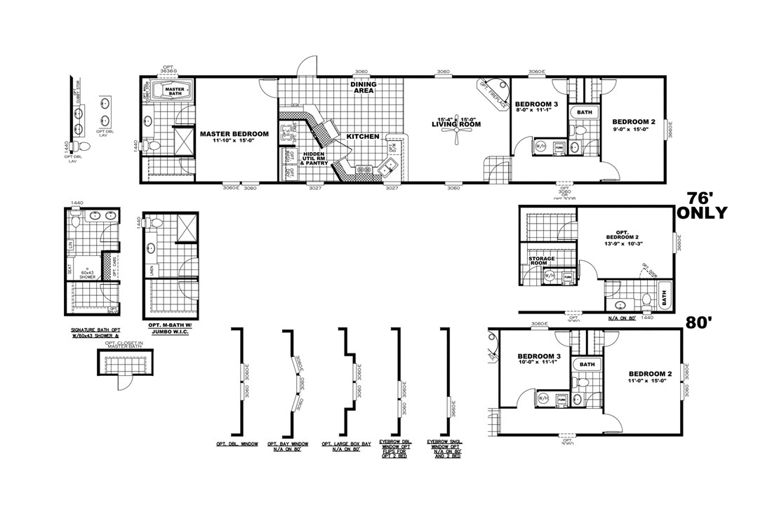The SMART BUY 16763D Floor Plan