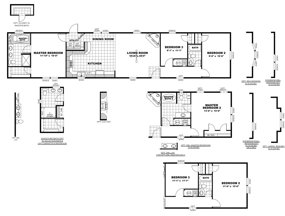 The SMART BUY 16763H Floor Plan