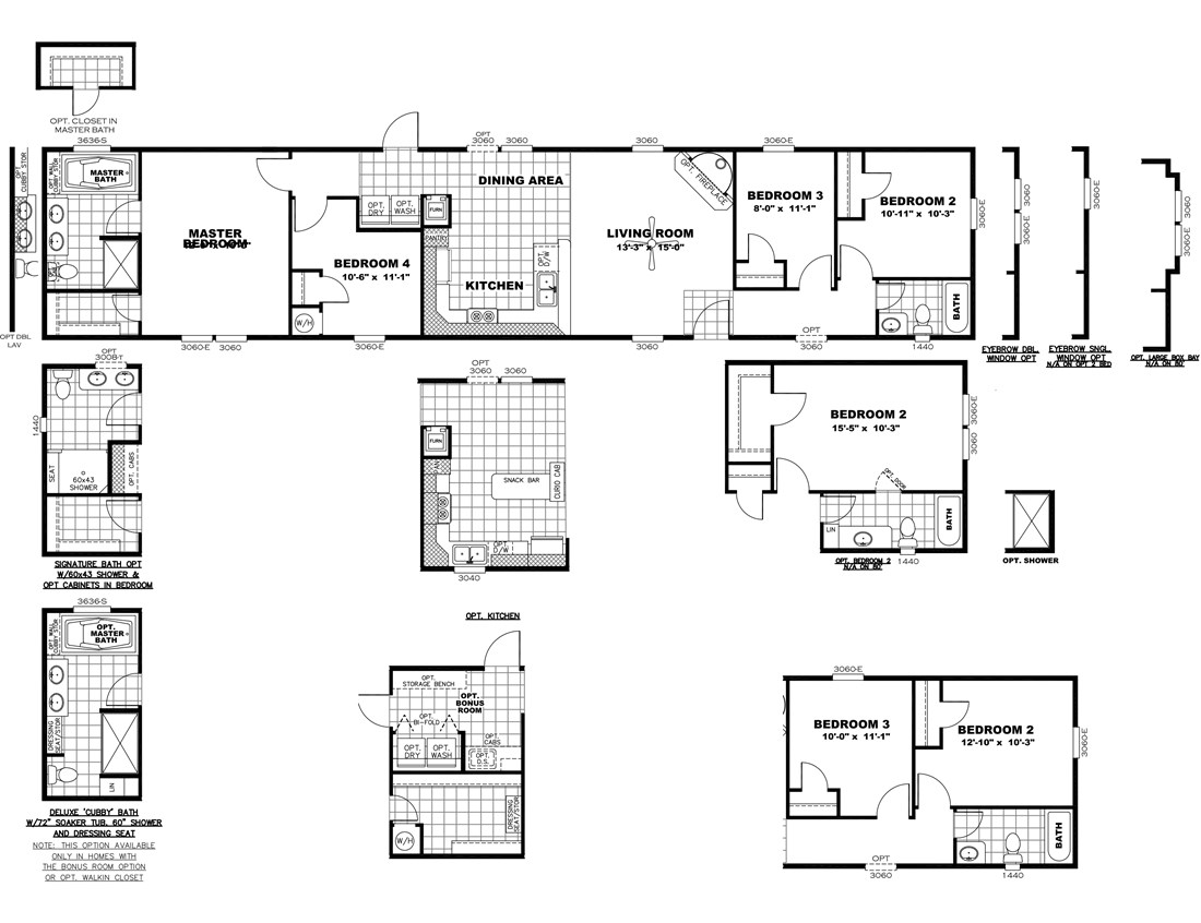The SMART BUY 16764F Floor Plan