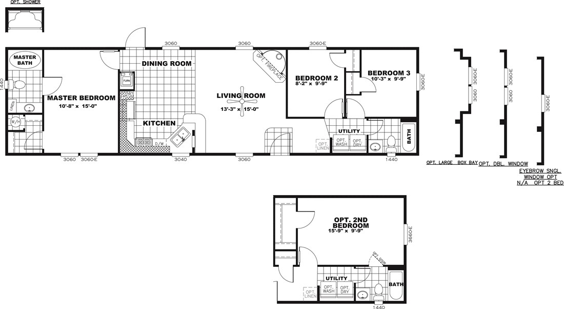 The SMART BUY 16603B Floor Plan