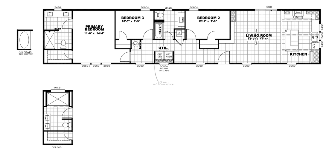 The INSPIRATION 16763K Floor Plan