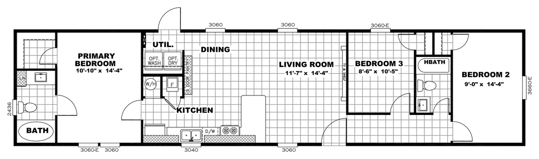 The INDEPENDENT 16663C Floor Plan
