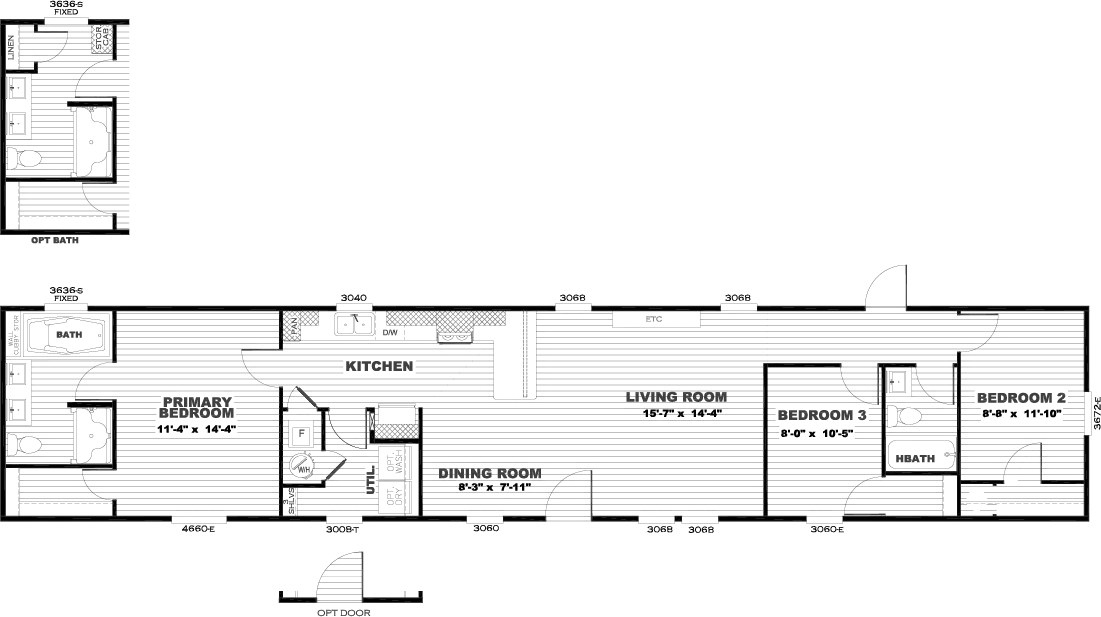 The RESOLUTION 16763K Floor Plan