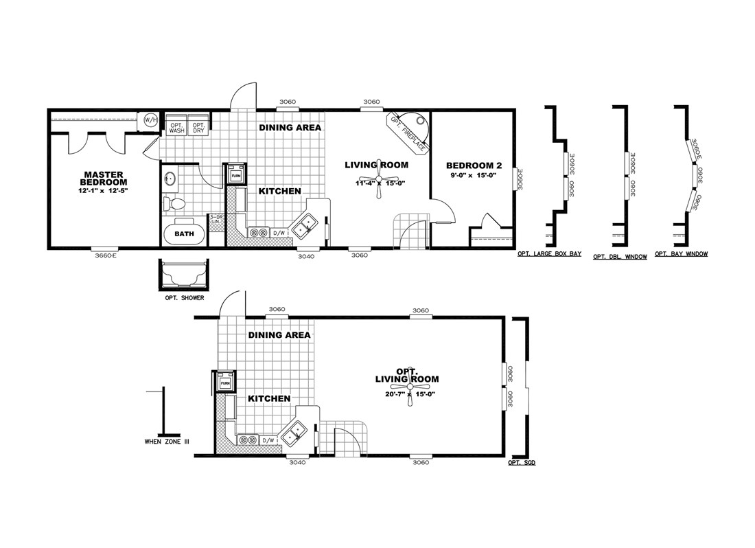 The SMART BUY 16522A Floor Plan