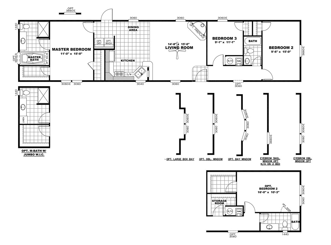 The SMART BUY 16723B Floor Plan