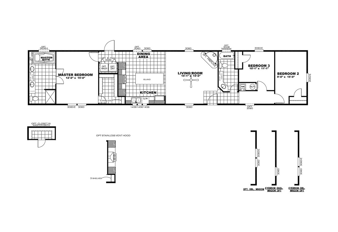 The SMART BUY 16803C Floor Plan